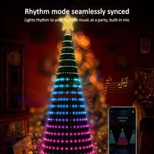 WS2812B Multicolor LED Star String Lights - Bluetooth Christmas Tree Topper & Holiday Decor (DC5V) - Trendy Curations