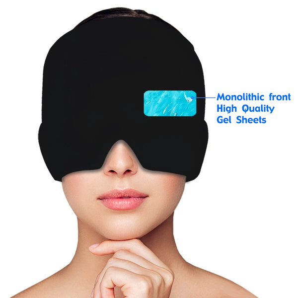 SootheWrap™ Migraine Relief Cap – Hot & Cold Therapy for Headaches, Sinus, Stress, and Tension