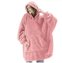 Oversized Hoodie Blanket – Ultra-Soft, Double-Sided Fleece Wearable Blanket with Large Pocket - Trendy Curations