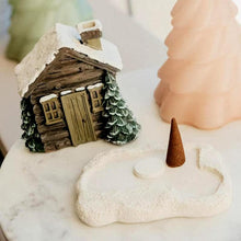 Winter Log Cabin Incense Burner - Trendy Curations