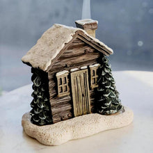 Winter Log Cabin Incense Burner - Trendy Curations