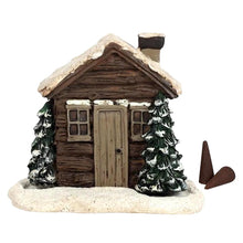 Winter Log Cabin Incense Burner - Trendy Curations