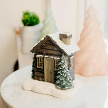 Winter Log Cabin Incense Burner - Trendy Curations